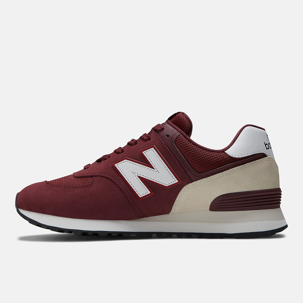 New balance outlet 574 vino tinto