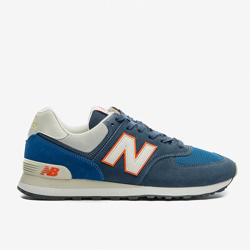 New balance 574 dark navy with hot sale marred blue