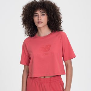 Camiseta Cropped Essentials Feminina