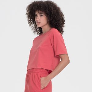 Camiseta Cropped Essentials Feminina