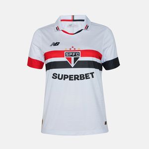 Camisa Home Spfc 2024 Torcedor Feminina