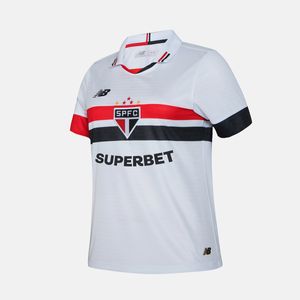 Camisa Home Spfc 2024 Torcedor Feminina