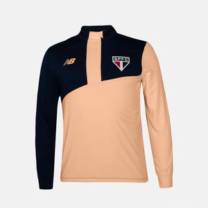 Blusa Manga Longa 1/2 Zíper Treino Spfc 2024 Masculina