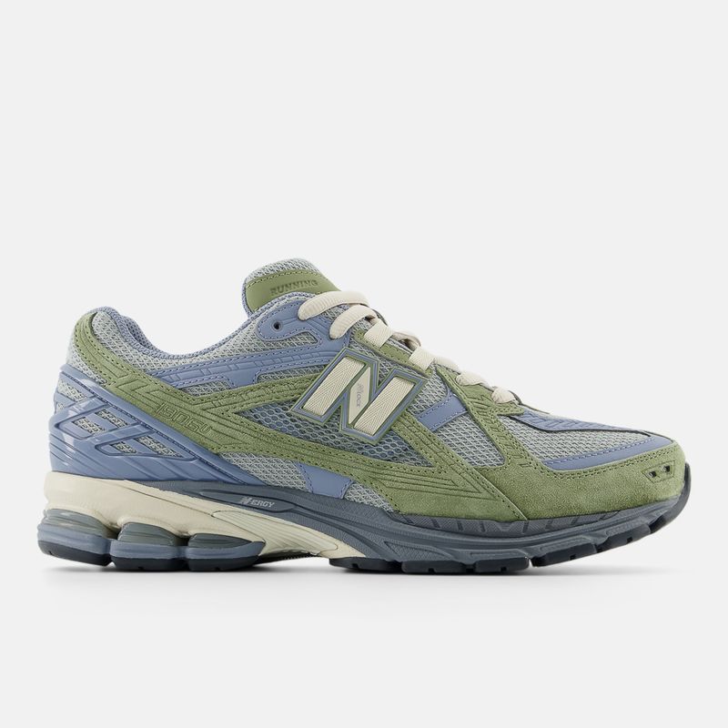 Tênis New Balance 1906 Unissex Cinza com Verde Musgo