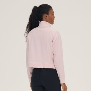 Blusa Manga Longa Meio Zíper Active Feminina