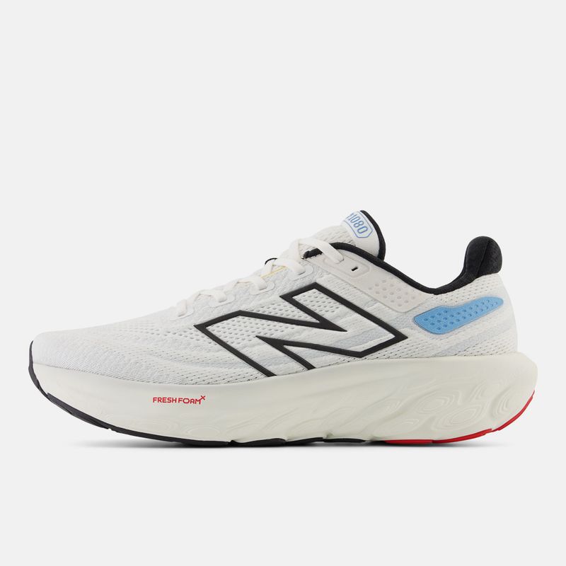 Tênis Fresh Foam X 1080 V13 Branco e Preto - New Balance