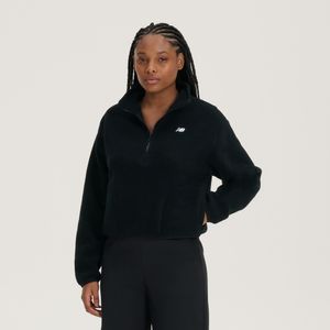Blusão Fleece 1/2 Zíper Feminino