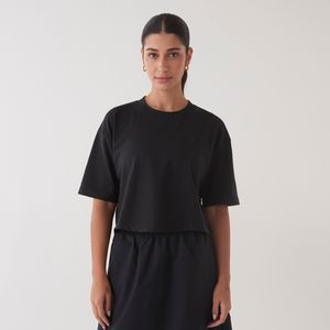 Camiseta Cropped Small Logo Feminina