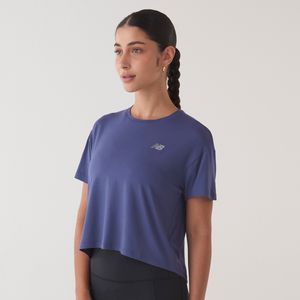 Camiseta Cropped Drapey Feminina
