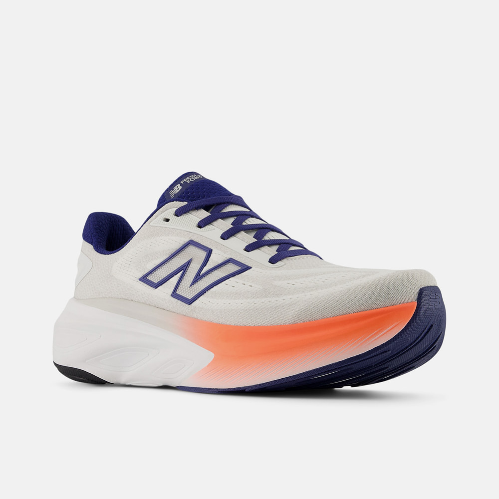 Tênis New Balance Fresh Foam X More V6 Masculino Branco/Marinho