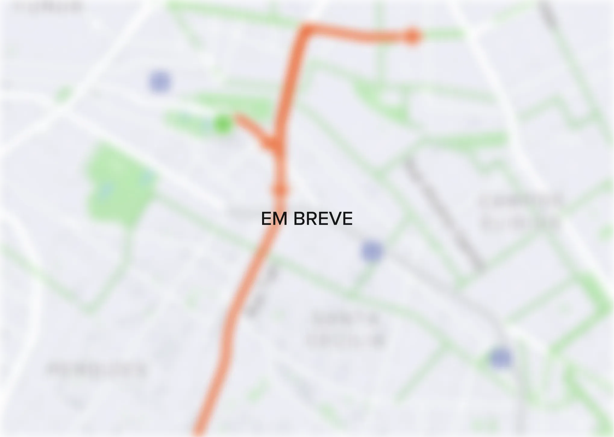Veja os percursos em breve